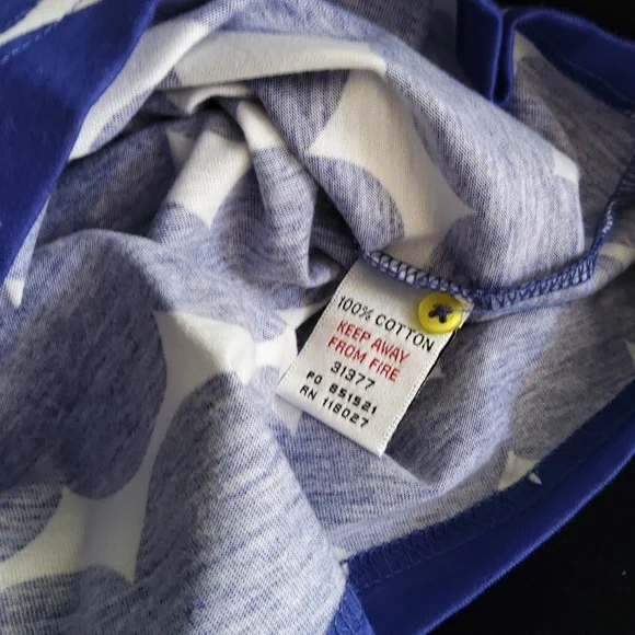 MINI BODEN💥Nwot💥Blue & White Circle Summer top/dress - Picture 4 of 4